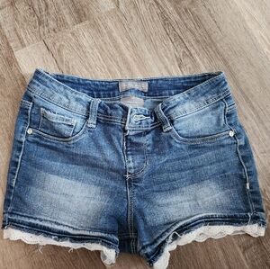 Classic Blue Denim Kids Shorts
